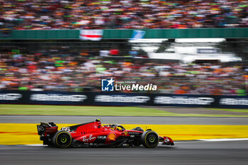2023-07-09 - 55 SAINZ Carlos (spa), Scuderia Ferrari SF-23, action during the 2023 Formula 1 Aramco British Grand Prix, 10th round of the 2023 Formula One World Championship from July 7 to 9, 2023 on the Silverstone Circuit, in Silverstone, United Kingdom - F1 - BRITISH GRAND PRIX 2023 - RACE - FORMULA 1 - MOTORS