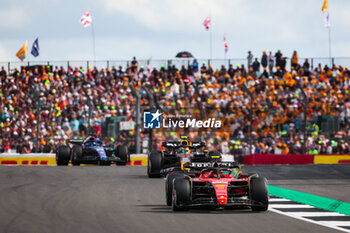 2023-07-09 - 55 SAINZ Carlos (spa), Scuderia Ferrari SF-23, action during the 2023 Formula 1 Aramco British Grand Prix, 10th round of the 2023 Formula One World Championship from July 7 to 9, 2023 on the Silverstone Circuit, in Silverstone, United Kingdom - F1 - BRITISH GRAND PRIX 2023 - RACE - FORMULA 1 - MOTORS