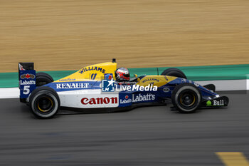 2023-07-09 - Williams FW15C during the 2023 Formula 1 Aramco British Grand Prix, 10th round of the 2023 Formula One World Championship from July 7 to 9, 2023 on the Silverstone Circuit, in Silverstone, United Kingdom - F1 - BRITISH GRAND PRIX 2023 - RACE - FORMULA 1 - MOTORS