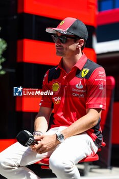 2023-07-20 - LECLERC Charles (mco), Scuderia Ferrari SF-23, portrait during the 2023 Formula 1 Qatar Airways Hungarian Grand Prix, 11th round of the 2023 Formula One World Championship from July 21 to 23, 2023 on the Hungaroring, in Mogyorod, Hungary - F1 - HUNGARIAN GRAND PRIX 2023 - FORMULA 1 - MOTORS
