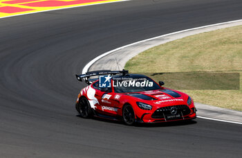 2023-07-20 - The FIA Mercedes-AMG GT Black Series Safety Car during the 2023 Formula 1 Qatar Airways Hungarian Grand Prix, 11th round of the 2023 Formula One World Championship from July 21 to 23, 2023 on the Hungaroring, in Mogyorod, Hungary - F1 - HUNGARIAN GRAND PRIX 2023 - FORMULA 1 - MOTORS