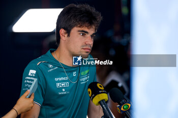 2023-07-20 - STROLL Lance (can), Aston Martin F1 Team AMR23, portrait during the 2023 Formula 1 Qatar Airways Hungarian Grand Prix, 11th round of the 2023 Formula One World Championship from July 21 to 23, 2023 on the Hungaroring, in Mogyorod, Hungary - F1 - HUNGARIAN GRAND PRIX 2023 - FORMULA 1 - MOTORS