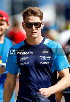 2023-07-20 - SARGEANT Logan (usa), Williams Racing FW45, portrait during the 2023 Formula 1 Qatar Airways Hungarian Grand Prix, 11th round of the 2023 Formula One World Championship from July 21 to 23, 2023 on the Hungaroring, in Mogyorod, Hungary - F1 - HUNGARIAN GRAND PRIX 2023 - FORMULA 1 - MOTORS