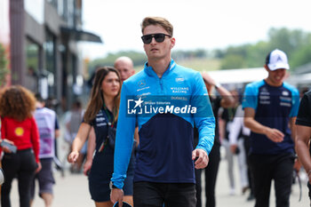 2023-07-21 - SARGEANT Logan (usa), Williams Racing FW45, portrait during the 2023 Formula 1 Qatar Airways Hungarian Grand Prix, 11th round of the 2023 Formula One World Championship from July 21 to 23, 2023 on the Hungaroring, in Mogyorod, Hungary - F1 - HUNGARIAN GRAND PRIX 2023 - FORMULA 1 - MOTORS