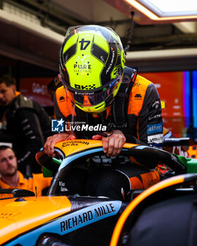 2023-07-21 - NORRIS Lando (gbr), McLaren F1 Team MCL60, portrait during the 2023 Formula 1 Qatar Airways Hungarian Grand Prix, 11th round of the 2023 Formula One World Championship from July 21 to 23, 2023 on the Hungaroring, in Mogyorod, Hungary - F1 - HUNGARIAN GRAND PRIX 2023 - FORMULA 1 - MOTORS