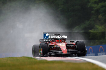 2023-07-21 - 16 LECLERC Charles (mco), Scuderia Ferrari SF-23, action during the 2023 Formula 1 Qatar Airways Hungarian Grand Prix, 11th round of the 2023 Formula One World Championship from July 21 to 23, 2023 on the Hungaroring, in Mogyorod, Hungary - F1 - HUNGARIAN GRAND PRIX 2023 - FORMULA 1 - MOTORS