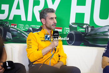 2023-07-21 - STELLA Andrea (ita), Team Principal of McLaren F1 Team, portrait during the 2023 Formula 1 Qatar Airways Hungarian Grand Prix, 11th round of the 2023 Formula One World Championship from July 21 to 23, 2023 on the Hungaroring, in Mogyorod, Hungary - F1 - HUNGARIAN GRAND PRIX 2023 - FORMULA 1 - MOTORS