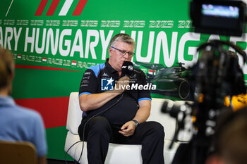 2023-07-21 - SZAFNAUER Otmar, Team Principal of Alpine F1 Team, portrait during the 2023 Formula 1 Qatar Airways Hungarian Grand Prix, 11th round of the 2023 Formula One World Championship from July 21 to 23, 2023 on the Hungaroring, in Mogyorod, Hungary - F1 - HUNGARIAN GRAND PRIX 2023 - FORMULA 1 - MOTORS