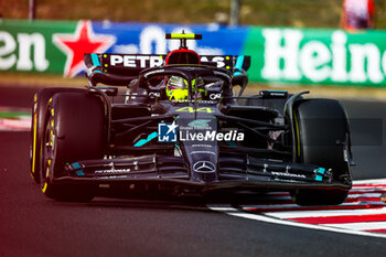 2023-07-21 - 44 HAMILTON Lewis (gbr), Mercedes AMG F1 Team W14, action during the 2023 Formula 1 Qatar Airways Hungarian Grand Prix, 11th round of the 2023 Formula One World Championship from July 21 to 23, 2023 on the Hungaroring, in Mogyorod, Hungary - F1 - HUNGARIAN GRAND PRIX 2023 - FORMULA 1 - MOTORS