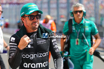 2023-07-23 - Fernando Alonso (SPA) Aston Martin F1 Team AMR23 - 2023 FORMULA 1 QATAR AIRWAYS HUNGARIAN GRAND PRIX, FORMULA ONE WORLD CHAMPIONSHIP - RACE - FORMULA 1 - MOTORS
