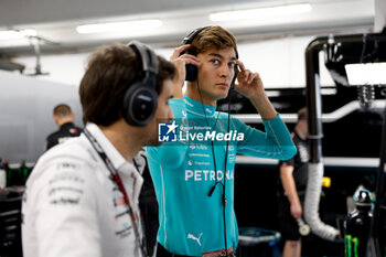 2023-07-22 - RUSSELL George (gbr), Mercedes AMG F1 Team W14, portrait during the 2023 Formula 1 Qatar Airways Hungarian Grand Prix, 11th round of the 2023 Formula One World Championship from July 21 to 23, 2023 on the Hungaroring, in Mogyorod, Hungary - F1 - HUNGARIAN GRAND PRIX 2023 - FORMULA 1 - MOTORS