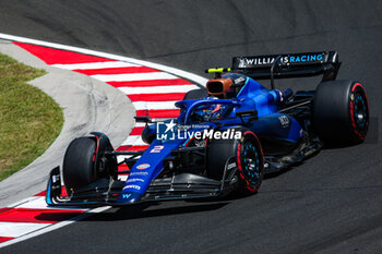2023-07-22 - 02 SARGEANT Logan (usa), Williams Racing FW45, action during the 2023 Formula 1 Qatar Airways Hungarian Grand Prix, 11th round of the 2023 Formula One World Championship from July 21 to 23, 2023 on the Hungaroring, in Mogyorod, Hungary - F1 - HUNGARIAN GRAND PRIX 2023 - FORMULA 1 - MOTORS