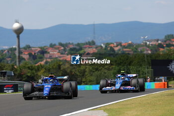 2023-07-22 - 23 ALBON Alexander (tha), Williams Racing FW45, 10 GASLY Pierre (fra), Alpine F1 Team A523, action during the 2023 Formula 1 Qatar Airways Hungarian Grand Prix, 11th round of the 2023 Formula One World Championship from July 21 to 23, 2023 on the Hungaroring, in Mogyorod, Hungary - F1 - HUNGARIAN GRAND PRIX 2023 - FORMULA 1 - MOTORS