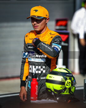 2023-07-22 - NORRIS Lando (gbr), McLaren F1 Team MCL60, portrait, during the 2023 Formula 1 Qatar Airways Hungarian Grand Prix, 11th round of the 2023 Formula One World Championship from July 21 to 23, 2023 on the Hungaroring, in Mogyorod, Hungary - F1 - HUNGARIAN GRAND PRIX 2023 - FORMULA 1 - MOTORS