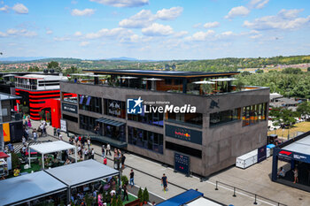 2023-07-23 - The Red Bull Racing Energy station in the paddock during the 2023 Formula 1 Qatar Airways Hungarian Grand Prix, 11th round of the 2023 Formula One World Championship from July 21 to 23, 2023 on the Hungaroring, in Mogyorod, Hungary - F1 - HUNGARIAN GRAND PRIX 2023 - RACE - FORMULA 1 - MOTORS