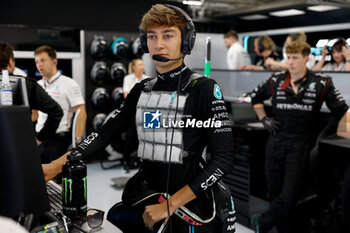 2023-07-23 - RUSSELL George (gbr), Mercedes AMG F1 Team W14, portrait during the 2023 Formula 1 Qatar Airways Hungarian Grand Prix, 11th round of the 2023 Formula One World Championship from July 21 to 23, 2023 on the Hungaroring, in Mogyorod, Hungary - F1 - HUNGARIAN GRAND PRIX 2023 - RACE - FORMULA 1 - MOTORS