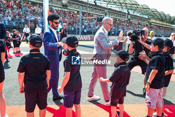 2023-07-23 - BEN SULAYEM Mohammed (uae), President of the FIA, DOMENICALI Stefano (ita), Chairman and CEO Formula One Group FOG, portrait during the 2023 Formula 1 Qatar Airways Hungarian Grand Prix, 11th round of the 2023 Formula One World Championship from July 21 to 23, 2023 on the Hungaroring, in Mogyorod, Hungary - F1 - HUNGARIAN GRAND PRIX 2023 - RACE - FORMULA 1 - MOTORS