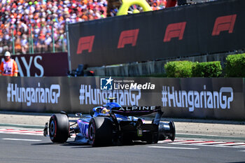 2023-07-23 - 10 GASLY Pierre (fra), Alpine F1 Team A523, action crash, accident, during the 2023 Formula 1 Qatar Airways Hungarian Grand Prix, 11th round of the 2023 Formula One World Championship from July 21 to 23, 2023 on the Hungaroring, in Mogyorod, Hungary - F1 - HUNGARIAN GRAND PRIX 2023 - RACE - FORMULA 1 - MOTORS