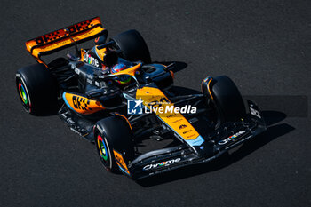 2023-07-23 - 81 PIASTRI Oscar (aus), McLaren F1 Team MCL60, action during the 2023 Formula 1 Qatar Airways Hungarian Grand Prix, 11th round of the 2023 Formula One World Championship from July 21 to 23, 2023 on the Hungaroring, in Mogyorod, Hungary - F1 - HUNGARIAN GRAND PRIX 2023 - RACE - FORMULA 1 - MOTORS