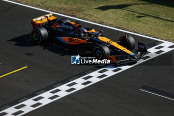 2023-07-23 - 81 PIASTRI Oscar (aus), McLaren F1 Team MCL60, action during the 2023 Formula 1 Qatar Airways Hungarian Grand Prix, 11th round of the 2023 Formula One World Championship from July 21 to 23, 2023 on the Hungaroring, in Mogyorod, Hungary - F1 - HUNGARIAN GRAND PRIX 2023 - RACE - FORMULA 1 - MOTORS