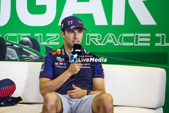 2023-07-23 - PEREZ Sergio (mex), Red Bull Racing RB19, portrait during the 2023 Formula 1 Qatar Airways Hungarian Grand Prix, 11th round of the 2023 Formula One World Championship from July 21 to 23, 2023 on the Hungaroring, in Mogyorod, Hungary - F1 - HUNGARIAN GRAND PRIX 2023 - RACE - FORMULA 1 - MOTORS