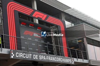 2023-07-27 - illustration new spa podium during the Formula 1 Rolex Belgian Grand Prix 2022, 14th round of the 2022 FIA Formula One World Championship from August 26 to 28, 2022 on the Circuit de Spa-Francorchamps, in Francorchamps, Belgium - F1 - BELGIAN GRAND PRIX 2022 - FORMULA 1 - MOTORS