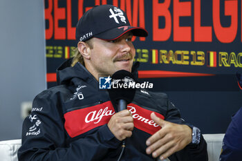 2023-07-27 - BOTTAS Valtteri (fin), Alfa Romeo F1 Team ORLEN C42, portrait, press conference during the Formula 1 Rolex Belgian Grand Prix 2022, 14th round of the 2022 FIA Formula One World Championship from August 26 to 28, 2022 on the Circuit de Spa-Francorchamps, in Francorchamps, Belgium - F1 - BELGIAN GRAND PRIX 2022 - FORMULA 1 - MOTORS