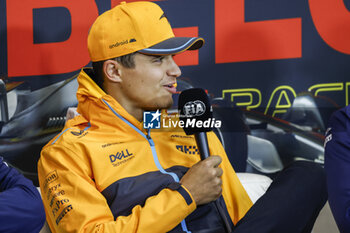 2023-07-27 - NORRIS Lando (gbr), McLaren F1 Team MCL36, portrait, press conference during the Formula 1 Rolex Belgian Grand Prix 2022, 14th round of the 2022 FIA Formula One World Championship from August 26 to 28, 2022 on the Circuit de Spa-Francorchamps, in Francorchamps, Belgium - F1 - BELGIAN GRAND PRIX 2022 - FORMULA 1 - MOTORS