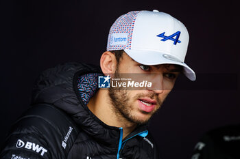 2023-07-27 - GASLY Pierre (fra), Alpine F1 Team A523, portrait during the 2023 Formula 1 MSC Cruises Belgian Grand Prix, 12th round of the 2023 Formula One World Championship from July 28 to 30, 2023 on the Circuit de Spa-Francorchamps, in Stavelot, Belgium - F1 - BELGIAN GRAND PRIX 2023 - FORMULA 1 - MOTORS
