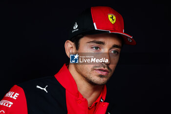 2023-07-27 - LECLERC Charles (mco), Scuderia Ferrari SF-23, portrait during the 2023 Formula 1 MSC Cruises Belgian Grand Prix, 12th round of the 2023 Formula One World Championship from July 28 to 30, 2023 on the Circuit de Spa-Francorchamps, in Stavelot, Belgium - F1 - BELGIAN GRAND PRIX 2023 - FORMULA 1 - MOTORS