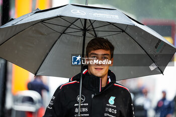2023-07-27 - RUSSELL George (gbr), Mercedes AMG F1 Team W14, portrait during the 2023 Formula 1 MSC Cruises Belgian Grand Prix, 12th round of the 2023 Formula One World Championship from July 28 to 30, 2023 on the Circuit de Spa-Francorchamps, in Stavelot, Belgium - F1 - BELGIAN GRAND PRIX 2023 - FORMULA 1 - MOTORS