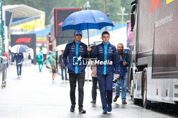 2023-07-27 - SARGEANT Logan (usa), Williams Racing FW45, portrait during the 2023 Formula 1 MSC Cruises Belgian Grand Prix, 12th round of the 2023 Formula One World Championship from July 28 to 30, 2023 on the Circuit de Spa-Francorchamps, in Stavelot, Belgium - F1 - BELGIAN GRAND PRIX 2023 - FORMULA 1 - MOTORS