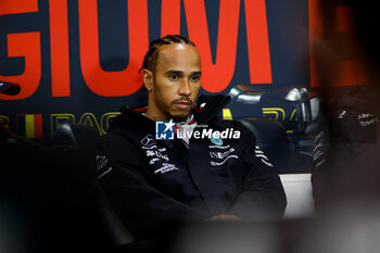 2023-07-27 - HAMILTON Lewis (gbr), Mercedes AMG F1 Team W14, portrait during the 2023 Formula 1 MSC Cruises Belgian Grand Prix, 12th round of the 2023 Formula One World Championship from July 28 to 30, 2023 on the Circuit de Spa-Francorchamps, in Stavelot, Belgium - F1 - BELGIAN GRAND PRIX 2023 - FORMULA 1 - MOTORS