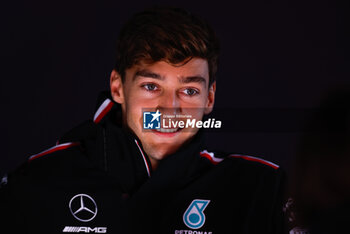 2023-07-27 - RUSSELL George (gbr), Mercedes AMG F1 Team W14, portrait during the 2023 Formula 1 MSC Cruises Belgian Grand Prix, 12th round of the 2023 Formula One World Championship from July 28 to 30, 2023 on the Circuit de Spa-Francorchamps, in Stavelot, Belgium - F1 - BELGIAN GRAND PRIX 2023 - FORMULA 1 - MOTORS