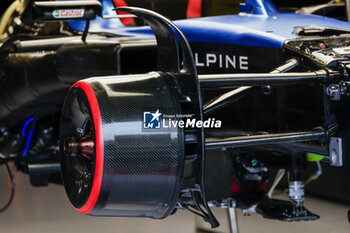 2023-07-27 - Alpine F1 Team A523, mechanical detail, during the 2023 Formula 1 MSC Cruises Belgian Grand Prix, 12th round of the 2023 Formula One World Championship from July 28 to 30, 2023 on the Circuit de Spa-Francorchamps, in Stavelot, Belgium - F1 - BELGIAN GRAND PRIX 2023 - FORMULA 1 - MOTORS