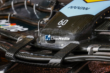 2023-07-27 - McLaren F1 Team MCL60, mechanical detail, front wing, during the 2023 Formula 1 MSC Cruises Belgian Grand Prix, 12th round of the 2023 Formula One World Championship from July 28 to 30, 2023 on the Circuit de Spa-Francorchamps, in Stavelot, Belgium - F1 - BELGIAN GRAND PRIX 2023 - FORMULA 1 - MOTORS