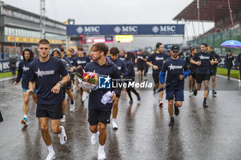 2023-07-27 - Track run dedidated to Anthoine Hubert with GASLY Pierre (fra), Alpine F1 Team A523, DOOHAN Jack (aus), Alpine F1 Team A523, portrait during the 2023 Formula 1 MSC Cruises Belgian Grand Prix, 12th round of the 2023 Formula One World Championship from July 28 to 30, 2023 on the Circuit de Spa-Francorchamps, in Stavelot, Belgium - F1 - BELGIAN GRAND PRIX 2023 - FORMULA 1 - MOTORS