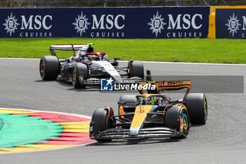 2023-07-30 - Lando Norris (GBR) McLaren MCL60 - 2023 FORMULA 1 MSC CRUISES BELGIAN GRAND PRIX, FORMULA ONE WORLD CHAMPIONSHIP - RACE - FORMULA 1 - MOTORS