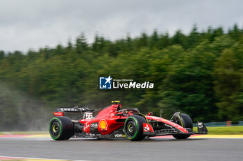 2023-07-28 - Carlos Sainz (SPA) Ferrari SF-23 - 2023 FORMULA 1 MSC CRUISES BELGIAN GRAND PRIX, FORMULA ONE WORLD CHAMPIONSHIP - QUALIFYING - FORMULA 1 - MOTORS