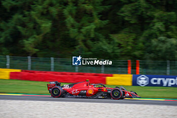 2023-07-28 - Carlos Sainz (SPA) Ferrari SF-23 - 2023 FORMULA 1 MSC CRUISES BELGIAN GRAND PRIX, FORMULA ONE WORLD CHAMPIONSHIP - PRACTICE 1 - FORMULA 1 - MOTORS