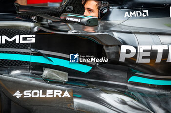 2023-07-28 - Mercedes AMG F1 Team W14, mechanical detail of air inlet and sidepod during the 2023 Formula 1 MSC Cruises Belgian Grand Prix, 12th round of the 2023 Formula One World Championship from July 28 to 30, 2023 on the Circuit de Spa-Francorchamps, in Stavelot, Belgium - F1 - BELGIAN GRAND PRIX 2023 - FORMULA 1 - MOTORS