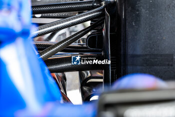 2023-07-28 - Williams Racing FW45, mechanical detail of the rear suspensions and brake duct during the 2023 Formula 1 MSC Cruises Belgian Grand Prix, 12th round of the 2023 Formula One World Championship from July 28 to 30, 2023 on the Circuit de Spa-Francorchamps, in Stavelot, Belgium - F1 - BELGIAN GRAND PRIX 2023 - FORMULA 1 - MOTORS