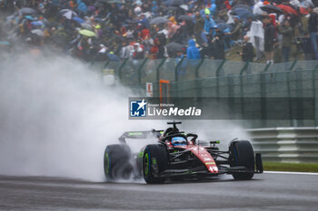 2023-07-28 - 77 BOTTAS Valtteri (fin), Alfa Romeo F1 Team Stake C43, action rain, pluie, during the 2023 Formula 1 MSC Cruises Belgian Grand Prix, 12th round of the 2023 Formula One World Championship from July 28 to 30, 2023 on the Circuit de Spa-Francorchamps, in Stavelot, Belgium - F1 - BELGIAN GRAND PRIX 2023 - FORMULA 1 - MOTORS