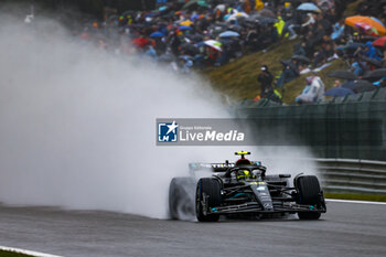 2023-07-28 - 44 HAMILTON Lewis (gbr), Mercedes AMG F1 Team W14, action rain, pluie, during the 2023 Formula 1 MSC Cruises Belgian Grand Prix, 12th round of the 2023 Formula One World Championship from July 28 to 30, 2023 on the Circuit de Spa-Francorchamps, in Stavelot, Belgium - F1 - BELGIAN GRAND PRIX 2023 - FORMULA 1 - MOTORS