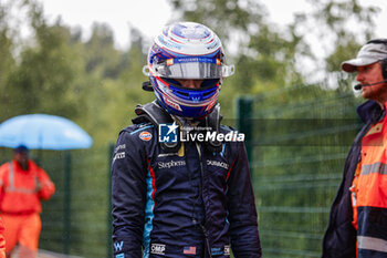 2023-07-28 - SARGEANT Logan (usa), Williams Racing FW45, portrait rain, pluie, during the 2023 Formula 1 MSC Cruises Belgian Grand Prix, 12th round of the 2023 Formula One World Championship from July 28 to 30, 2023 on the Circuit de Spa-Francorchamps, in Stavelot, Belgium - F1 - BELGIAN GRAND PRIX 2023 - FORMULA 1 - MOTORS