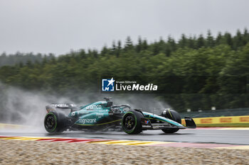 2023-07-28 - 18 STROLL Lance (can), Aston Martin F1 Team AMR23, action during the 2023 Formula 1 MSC Cruises Belgian Grand Prix, 12th round of the 2023 Formula One World Championship from July 28 to 30, 2023 on the Circuit de Spa-Francorchamps, in Stavelot, Belgium - F1 - BELGIAN GRAND PRIX 2023 - FORMULA 1 - MOTORS