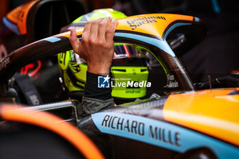 2023-07-28 - NORRIS Lando (gbr), McLaren F1 Team MCL60, portrait during the 2023 Formula 1 MSC Cruises Belgian Grand Prix, 12th round of the 2023 Formula One World Championship from July 28 to 30, 2023 on the Circuit de Spa-Francorchamps, in Stavelot, Belgium - F1 - BELGIAN GRAND PRIX 2023 - FORMULA 1 - MOTORS
