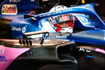 2023-07-28 - OCON Esteban (fra), Alpine F1 Team A523, portrait during the 2023 Formula 1 MSC Cruises Belgian Grand Prix, 12th round of the 2023 Formula One World Championship from July 28 to 30, 2023 on the Circuit de Spa-Francorchamps, in Stavelot, Belgium - F1 - BELGIAN GRAND PRIX 2023 - FORMULA 1 - MOTORS