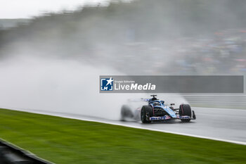 2023-07-28 - 31 OCON Esteban (fra), Alpine F1 Team A523, action rain, pluie, during the 2023 Formula 1 MSC Cruises Belgian Grand Prix, 12th round of the 2023 Formula One World Championship from July 28 to 30, 2023 on the Circuit de Spa-Francorchamps, in Stavelot, Belgium - F1 - BELGIAN GRAND PRIX 2023 - FORMULA 1 - MOTORS