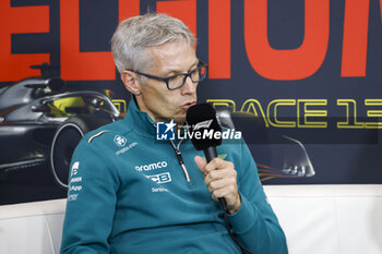 2023-07-28 - KRACK Mike (ger), Team Principal and CEO of Aston Martin F1 Team, portrait, press conference during the 2023 Formula 1 MSC Cruises Belgian Grand Prix, 12th round of the 2023 Formula One World Championship from July 28 to 30, 2023 on the Circuit de Spa-Francorchamps, in Stavelot, Belgium - F1 - BELGIAN GRAND PRIX 2023 - FORMULA 1 - MOTORS